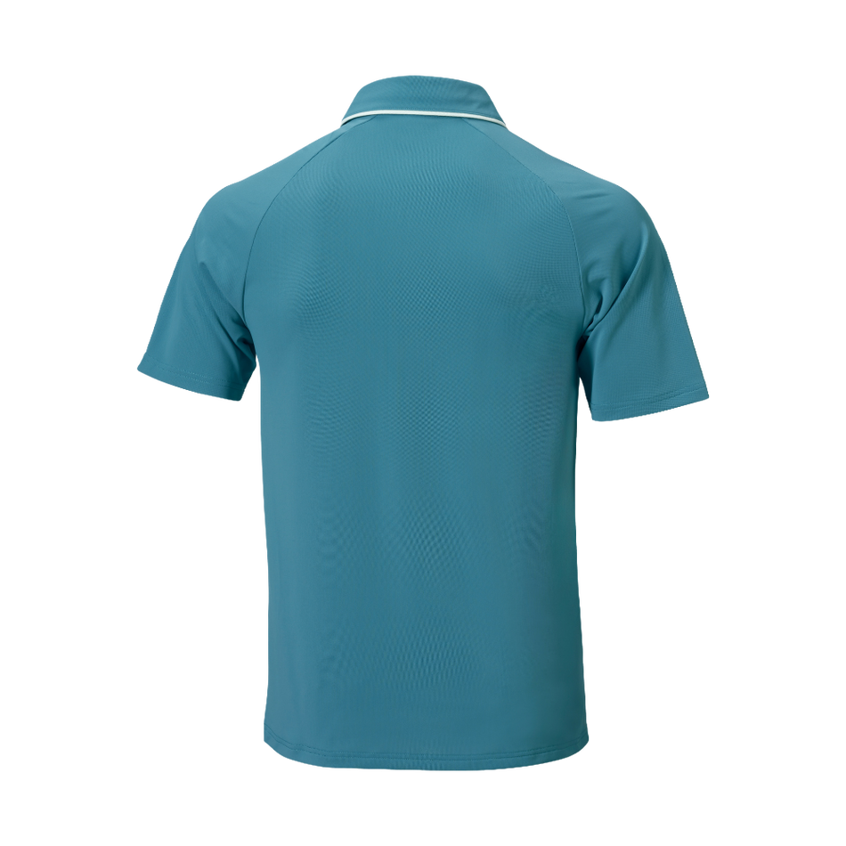 Mizuno Classic Piqu&eacute; Short Sleeve Polo Shirt Larkspur